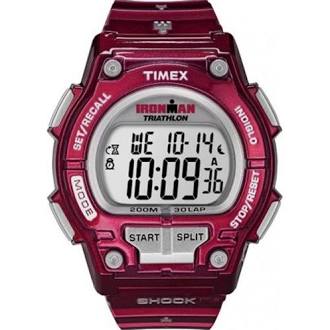 Timex Women's Ironman T5K557 Red Resin Quartz Watch